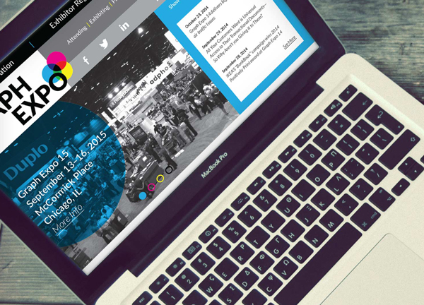 home page of Graph Expo 15