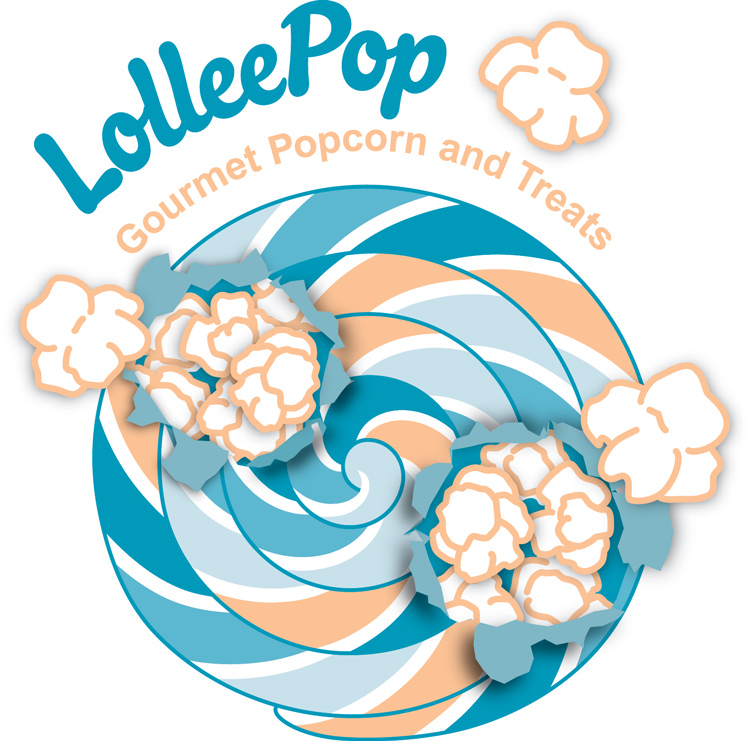 LolleePop Gourmet Popcorn and Treats logo