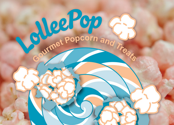 LolleePop Gourmet Popcorn and Treats logo | Background Popcorn Photo by Pavel Danilyuk from Pexels